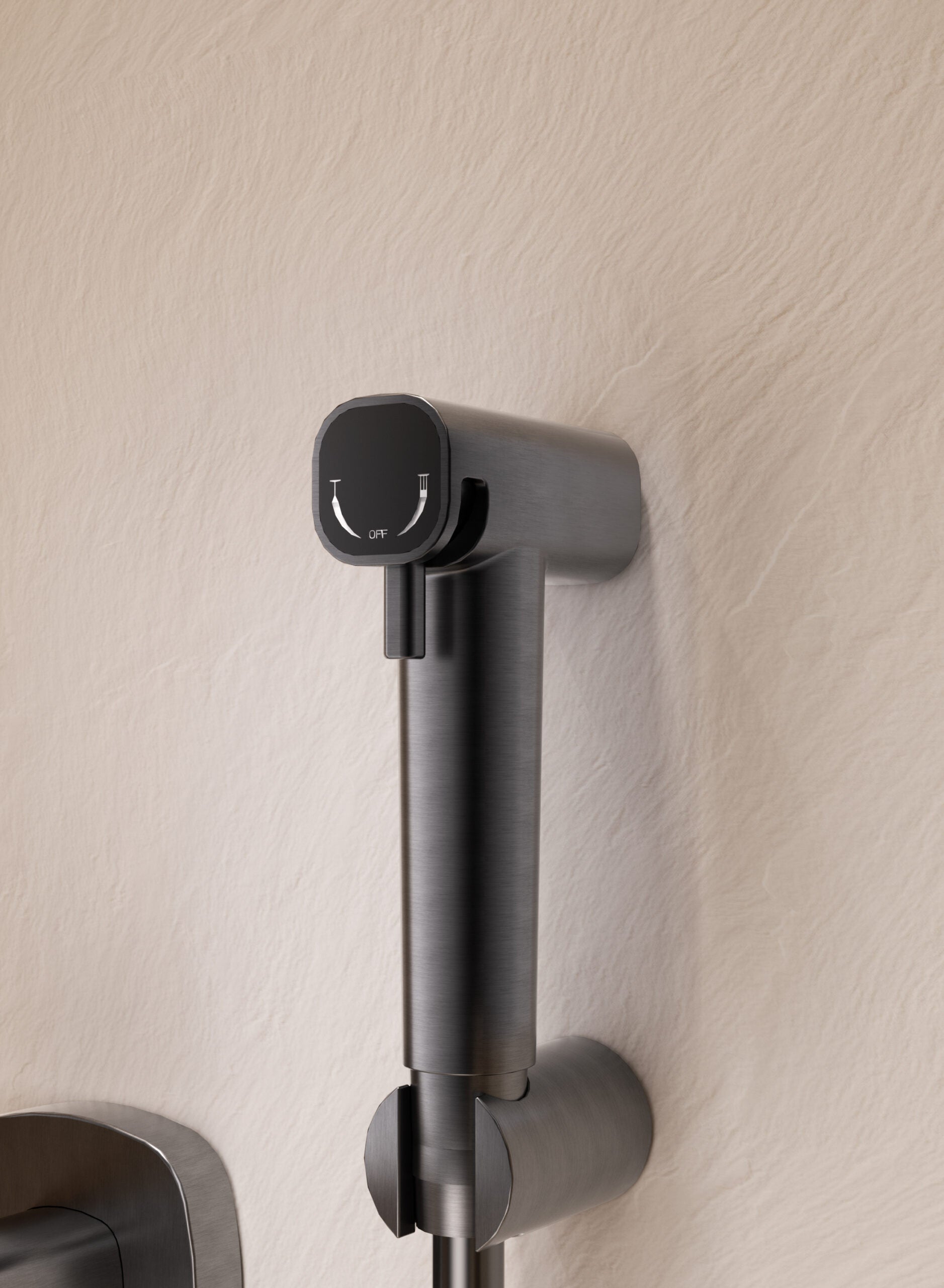 Firenze Chrome Concealed Bidet Mixer, view 5