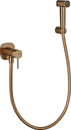 Firenze Brushed Rose Gold Concealed Bidet Mixer, main product view
