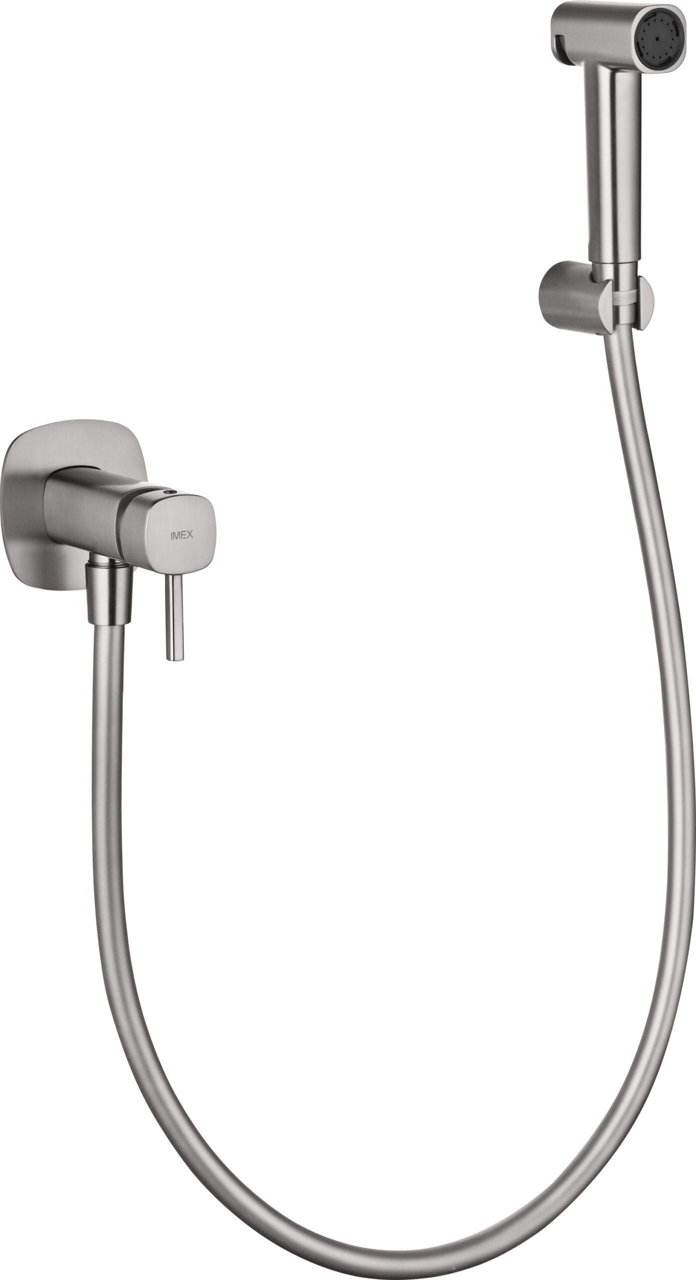 Toscana Brushed Nickel Concealed Bidet Mixer, main product view