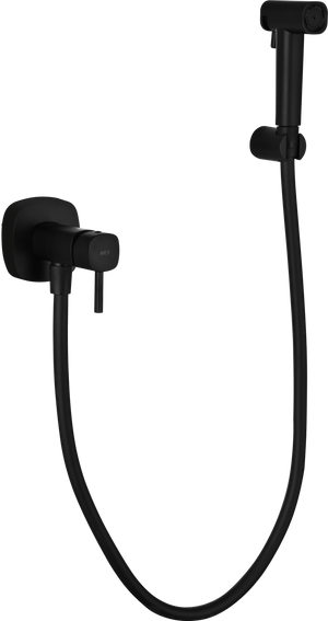 Toscana Matte Black Concealed Bidet Mixer, view 2
