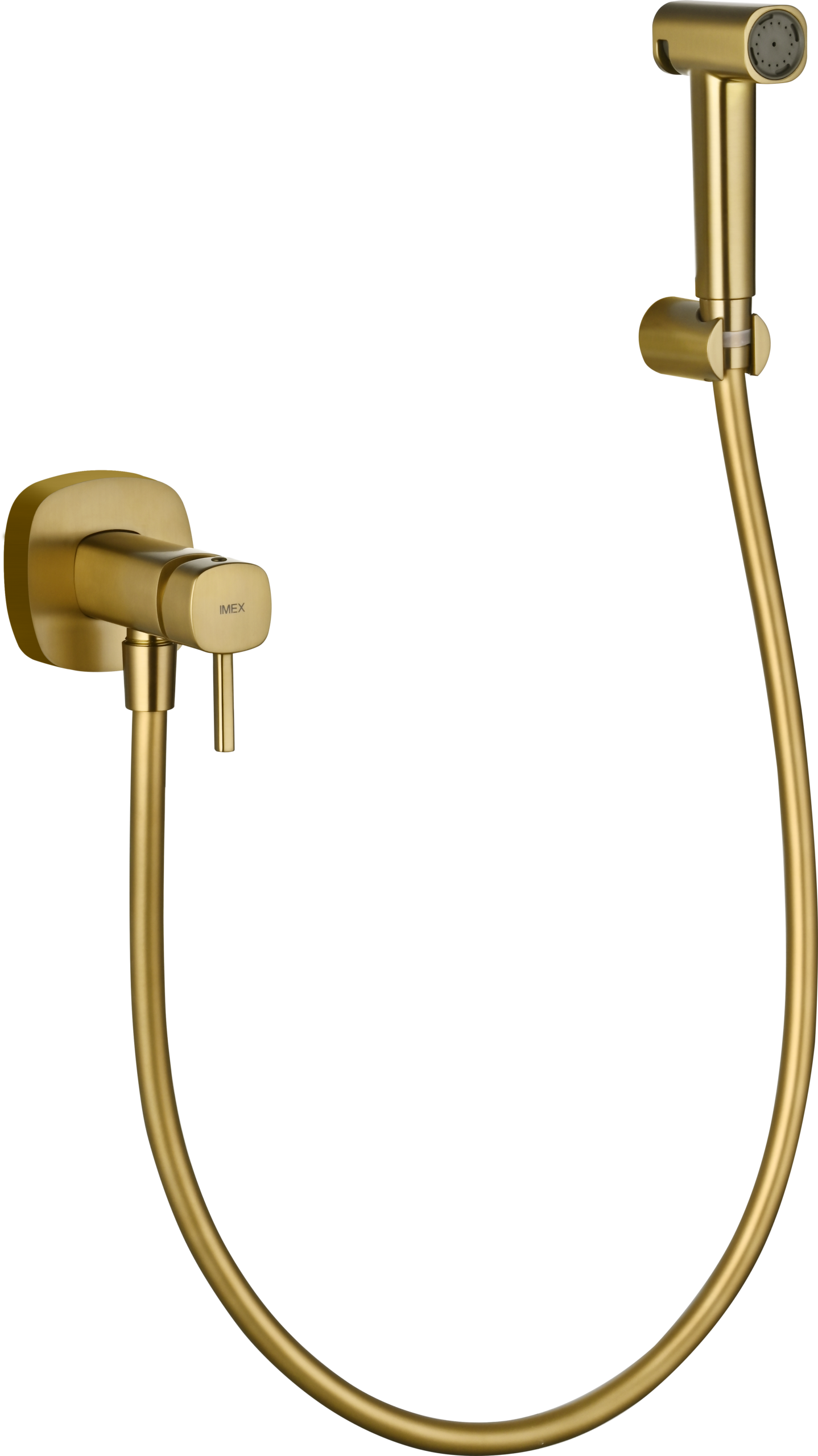 Toscana Brushed Gold Concealed Bidet Mixer, view 2