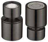 Aireador Rótula M22H De Cocina Dos Funciones Acabado Negro Gun Metal - Bathroom Product