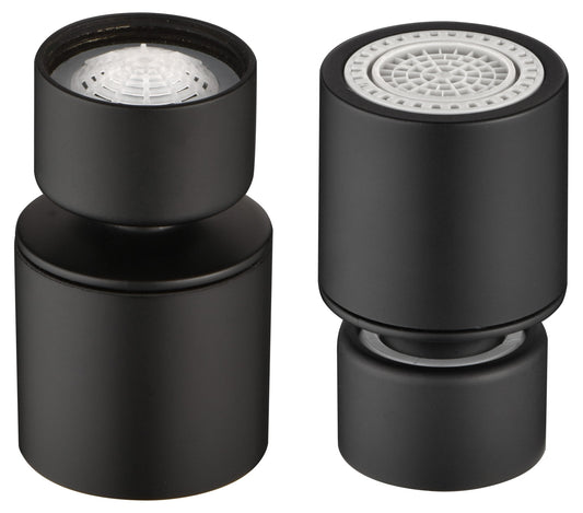 Aireador Rótula M22H De Cocina Dos Funciones Acabado Negro Mate - Bathroom Product