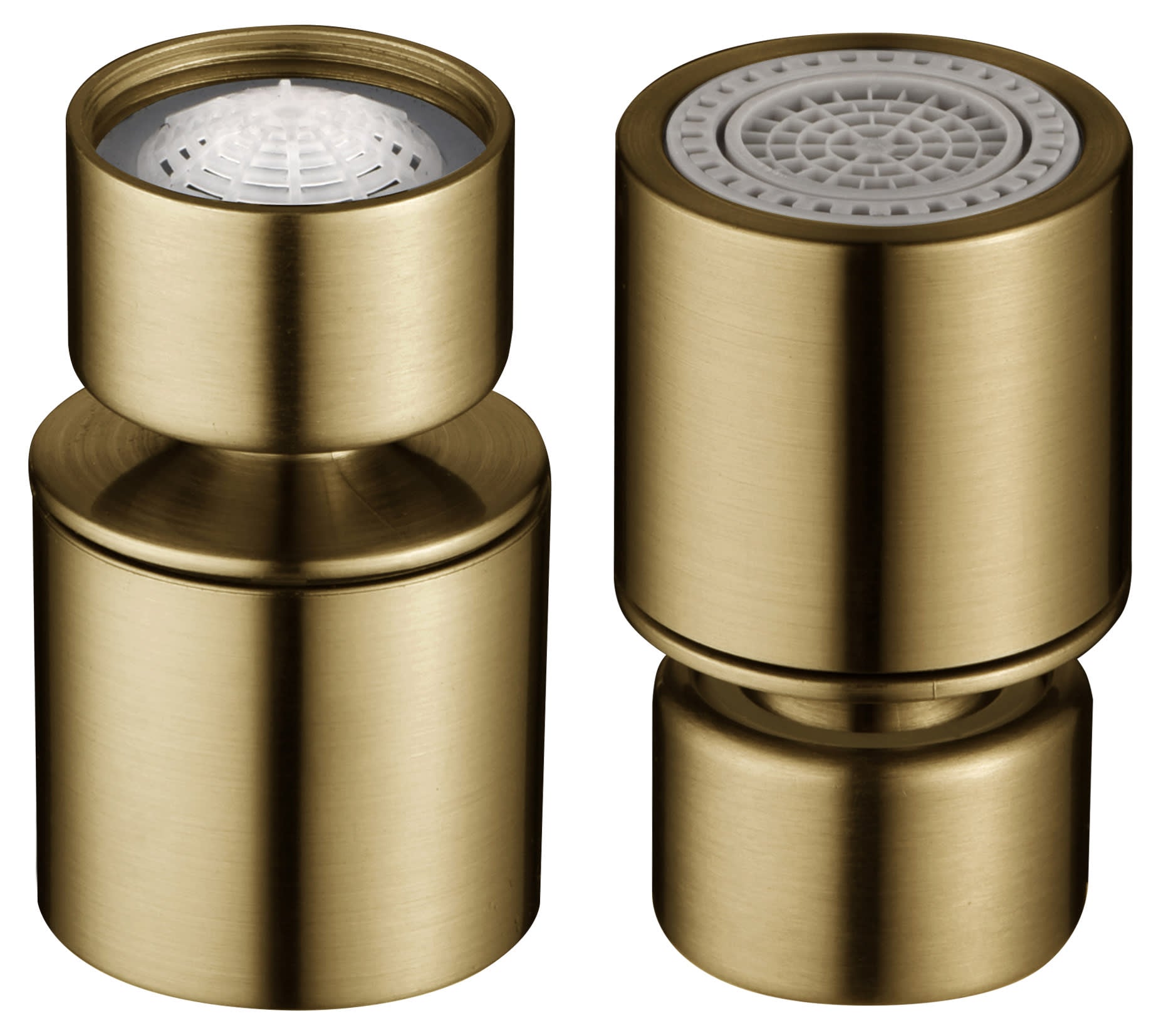 Aireador Rótula M22H De Cocina Dos Funciones Acabado Oro Cepillado - Bathroom Product
