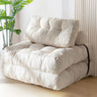Fold Out Convertible Sleeper Chair Pillow Sofa Bed