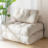 Fold Out Convertible Sleeper Chair Pillow Sofa Bed