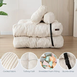 Fold Out Convertible Sleeper Chair Pillow Sofa Bed