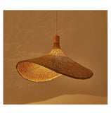 Bamboo Chandelier Pendant Wood Ceiling Lamp