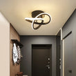 Moderne minimalistische LED-Deckenleuchte in Kreis-Abfangform
