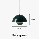 Nordic Flower Semicircular Hanging Pendant Lamp
