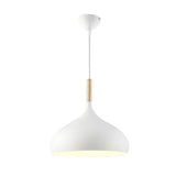 LED Colored Wooden Pendant Light  Lamp