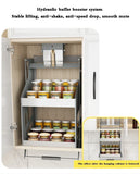Up Down Pull Down Storage Spice Racks Wall Cabinet - Kitchen Essentials