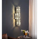 Long Luxury Crystal Modern Wall Lamp
