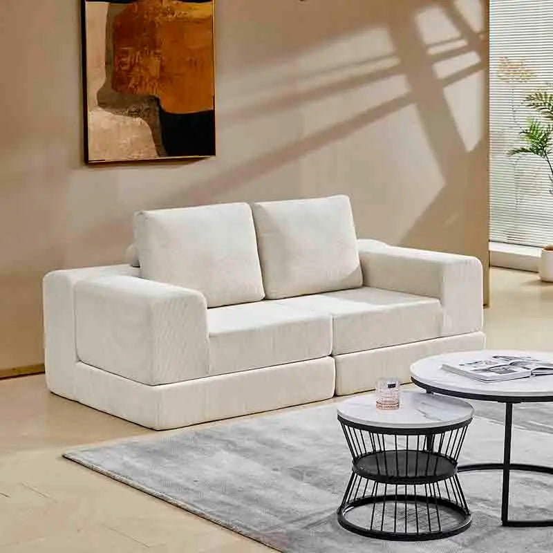 Modern Sectional Modular Compressed Sofa Bed