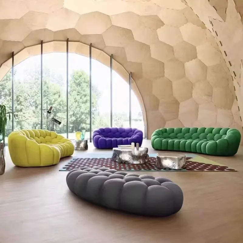3 Seater Modern Nordic Bubble Compressed Sofa