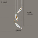 LED Chandelier Modern Spiral  Pendant Light