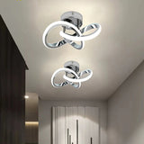 Moderne minimalistische LED-Deckenleuchte in Kreis-Abfangform