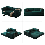 Modern Minimalist Corduroy Bed Compressed Sofa