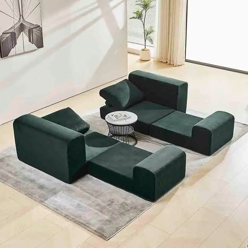 Modern Sectional Modular Compressed Sofa Bed