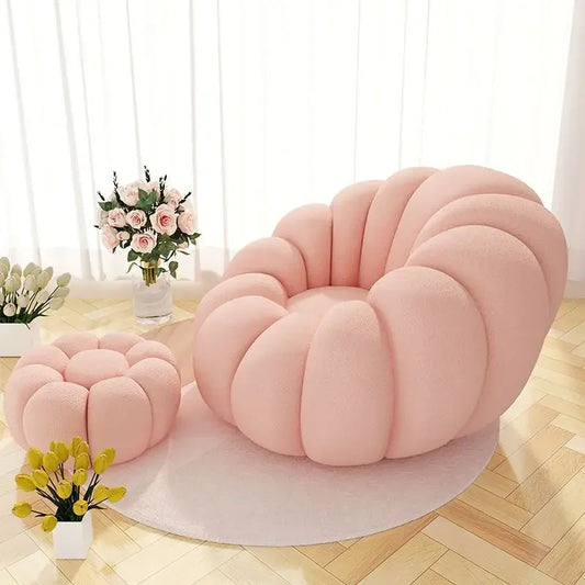 Nordic Lazy Pumpkin Cloud Sofa Chair