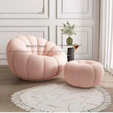 Sillón nórdico perezoso con forma de nube de calabaza 