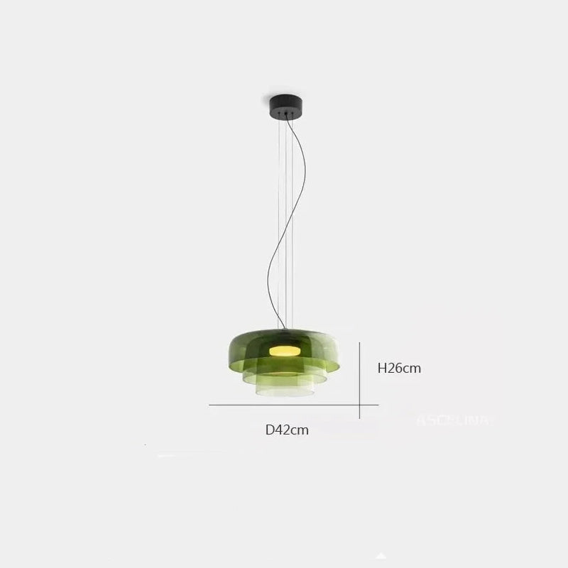 Nordic Glass LED Ceiling Chandelier Pendant Lights