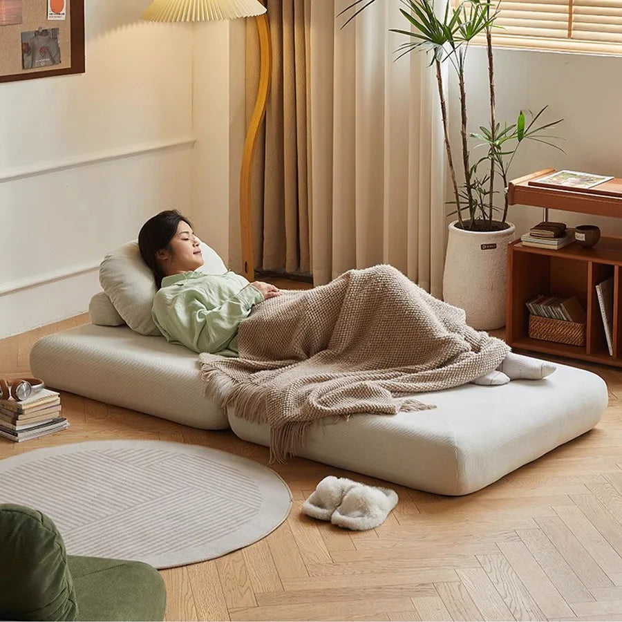 Modular Sectional L Shaped Compressed Bed Sofa