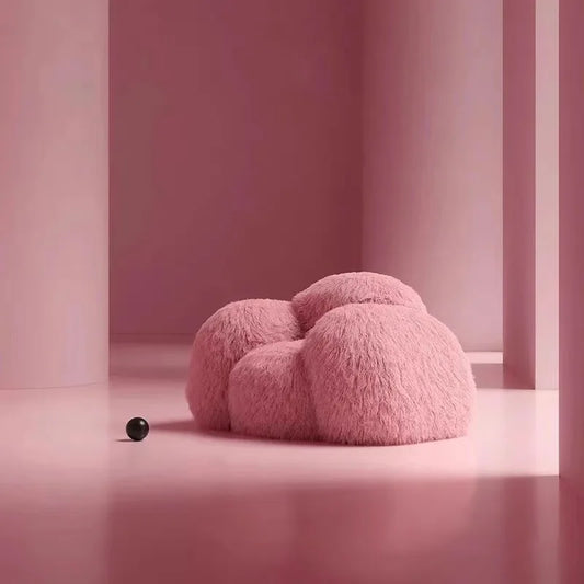 Modern Plush Nordic Minimalist Compressed Sofa