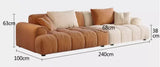 Minimalist Sectional Modular Compressed Sofa