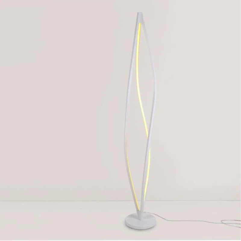 Geometrische LED-Stehleuchte, moderne Kunst, Standleuchte
