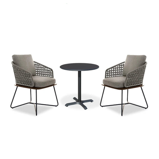 Nordic Outdoor Garden Wooden Rattan Sofa Set