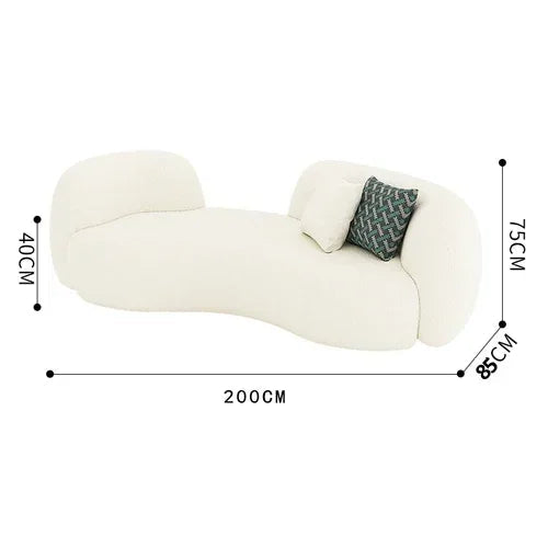 Italian Minimalist Nordic 2 Seater Couch Sofa
