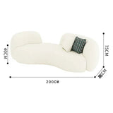 Italian Minimalist Nordic 2 Seater Couch Sofa