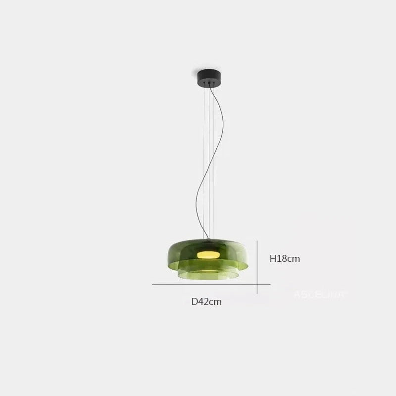 Nordic Glass LED Ceiling Chandelier Pendant Lights