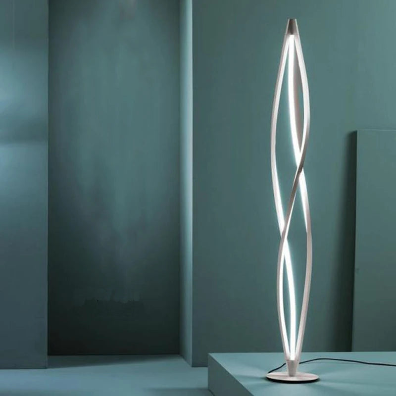 Geometrische LED-Stehleuchte, moderne Kunst, Standleuchte