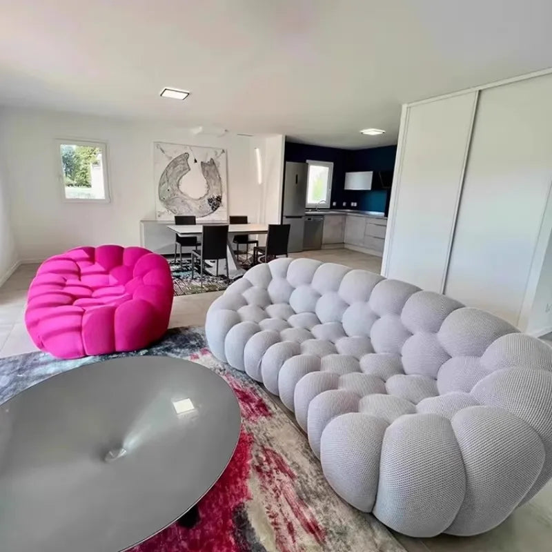 3 Seater Modern Nordic Bubble Compressed Sofa