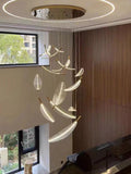 LED Chandelier Modern Spiral  Pendant Light