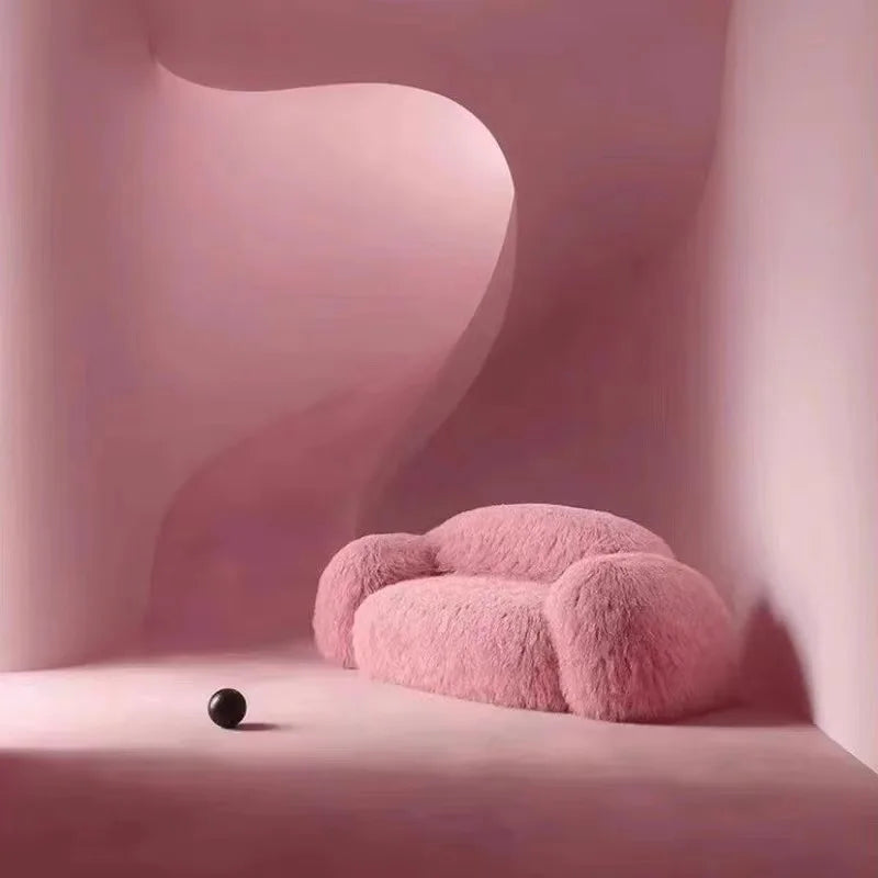 Modern Plush Nordic Minimalist Compressed Sofa
