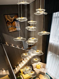 Nordic Circular Modern Chandelier Pendant Lamp