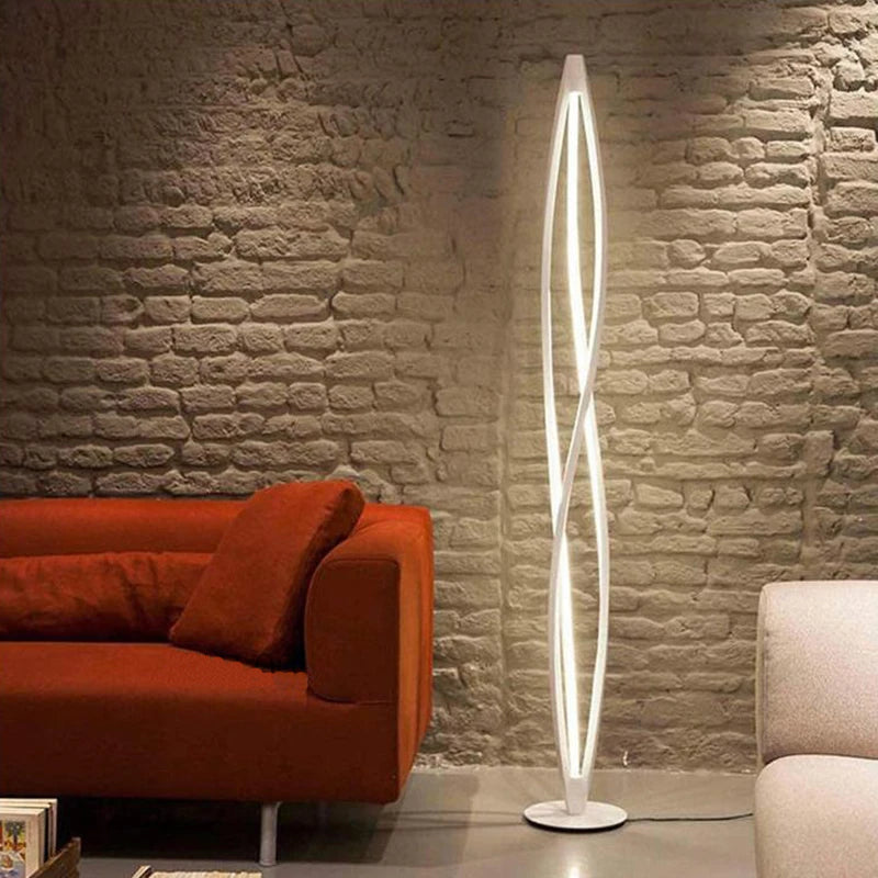 Geometrische LED-Stehleuchte, moderne Kunst, Standleuchte