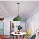 LED Colored Wooden Pendant Light  Lamp