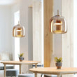 Nordic Glass Smoke Hanging Modern Pendant Lamp