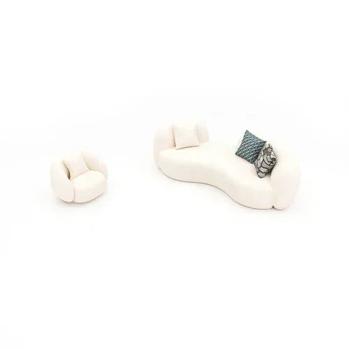 Italian Minimalist Nordic 2 Seater Couch Sofa