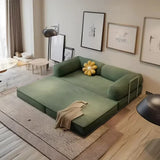 Modular Compression Corduroy Sleeper Sofa Bed