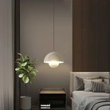 Nordic Flower Semicircular Hanging Pendant Lamp