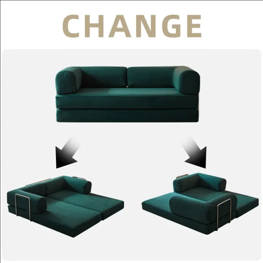 Modern Minimalist Corduroy Bed Compressed Sofa