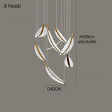 LED Chandelier Modern Spiral  Pendant Light