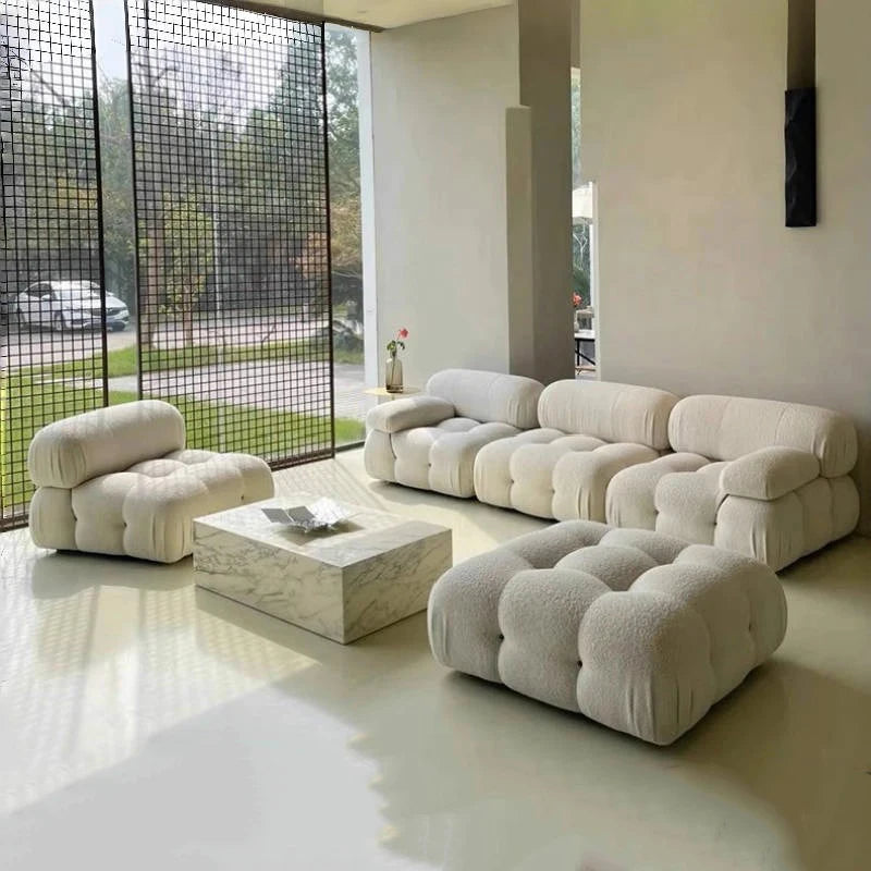 Nordic Modular Sectional Minimalist Compressed Sofa