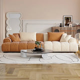 Minimalist Sectional Modular Compressed Sofa