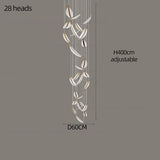 LED Chandelier Modern Spiral  Pendant Light
